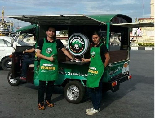 แฟรนไชส์ กาแฟชาวดอย กาแฟชาวดอย-รถสามล้อ
