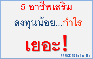 5 อาชีพเสริมเพิ่มรายได้ ใช้เงินลงทุนน้อย กำไรเยอะ