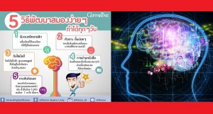 [สมองดี] 5 วิธีพัฒนาสมองง่ายๆทำได้ทุกๆวัน