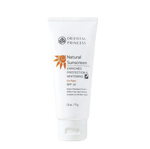 Natural Sunscreen Enriched Protection & Whitening For Face SPF-30
