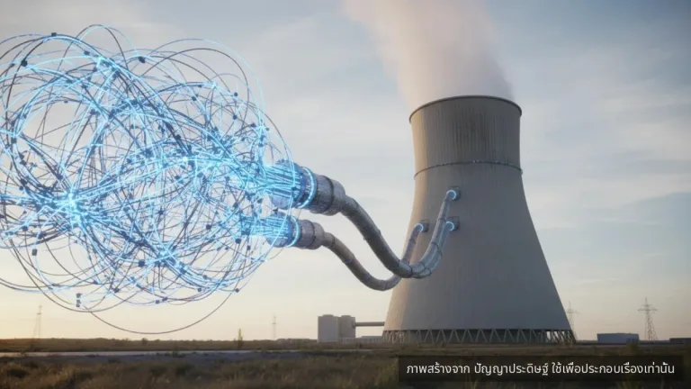 ความต้องการไฟฟ้าจาก AI จุดชนวนพลังงานนิวเคลียร์ นักลงทุน 63% ชี้เป็นเทรนด์โครงสร้าง