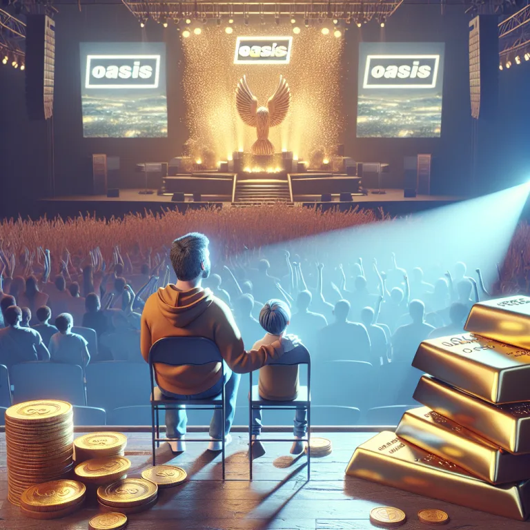 ประสบการณ์สุดพิเศษ! พ่อลูกคู่พาตะลุยคอนเสิร์ต Oasis ใช้งบ 1,000 ดอลลาร์