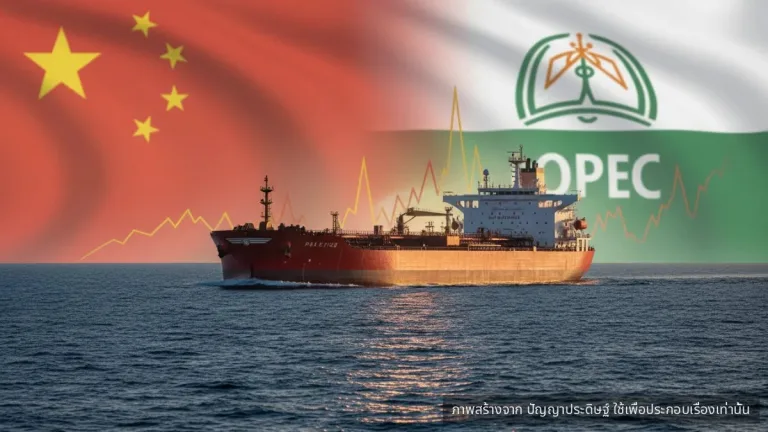 ราคาน้ำมันระยะสั้น ใครคุมเกม? จีนขึ้นแท่นส่งสัญญาณ แต่ OPEC ยังกุมอำนาจระยะยาว