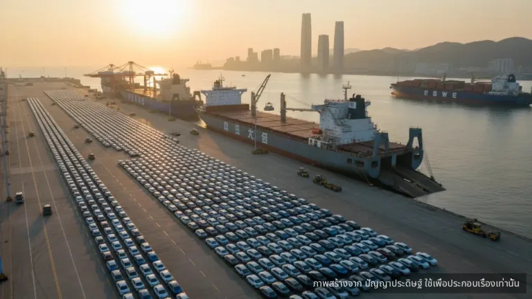 ยอดส่งออก EV จีนเดือน พ.ย. โตแรง 87% เอเชียครองตลาดอันดับหนึ่ง