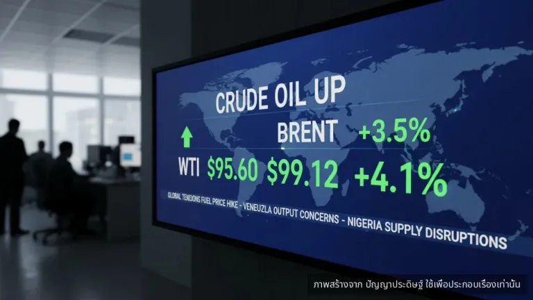 ราคาน้ำมันดิบ Brent ยืนเหนือ $62 ท่ามกลางการซื้อขายเบาบาง รับข่าวความตึงเครียดทางภูมิรัฐศาสตร์