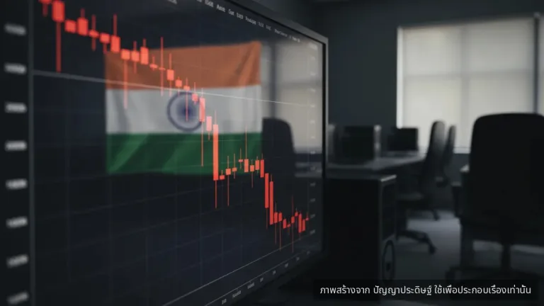 เงินทุนต่างชาติไหลออกอินเดีย ทุบสถิติปี 2568 แตะ 1.58 ล้านล้านรูปี