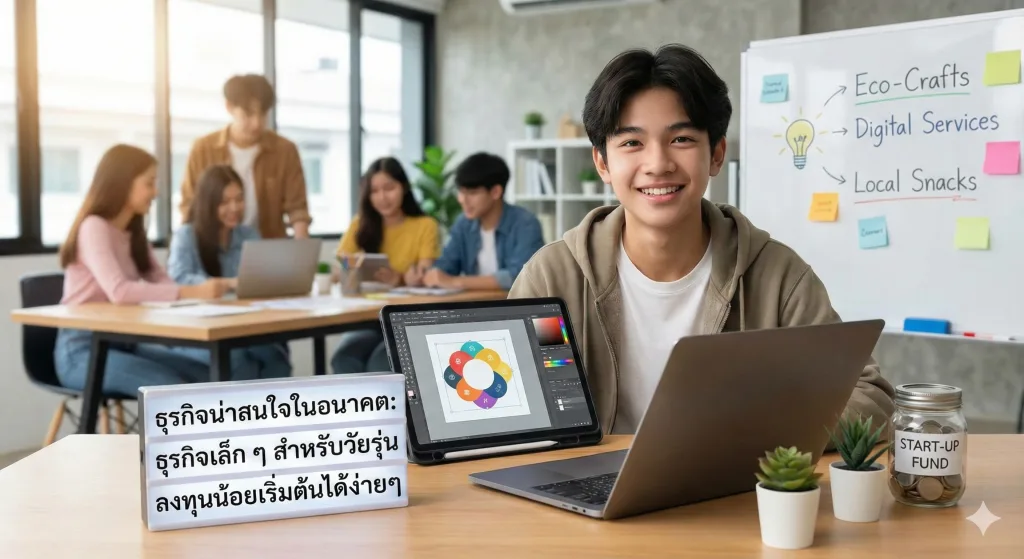 ธุรกิจน่าสนใจในอานคต ธุรกิจเล็ก ๆ สำหรับวัยรุ่น ลงทุนน้อยเริ่มต้นได้ง่ายๆ