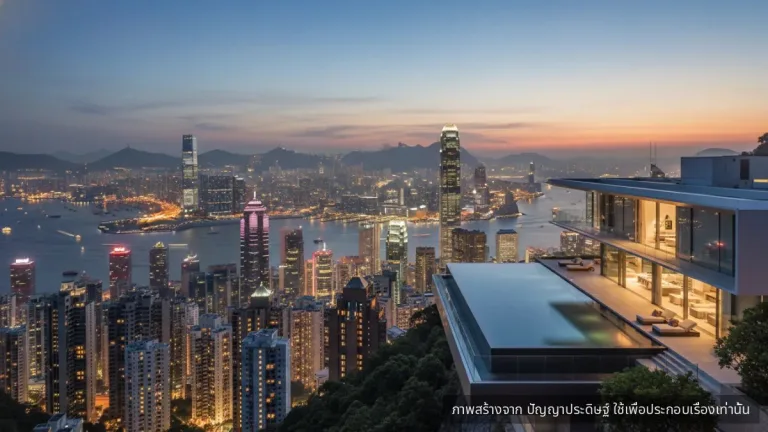 บ้านหรูฮ่องกงกลับมาคึกคัก Wharf Holdings เปิดประมูล 3 คฤหาสน์บน The Peak