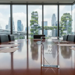 ILINK คะแนน ESG พุ่งระดับ AA ตอกย้ำผู้นำเทคโนโลยีที่ยั่งยืนประจำปี 2568