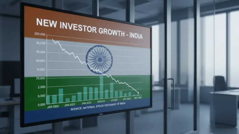 นักลงทุนรายใหม่ในตลาดหุ้นอินเดียชะลอตัว ลดลง 11.6% ในเดือน พ.ย.