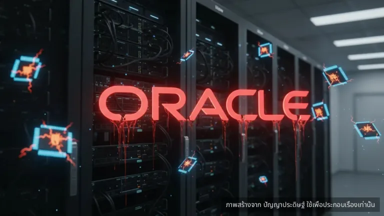 หุ้น Oracle เสี่ยงเผชิญไตรมาสย่ำแย่สุดรอบ 24 ปี นักลงทุนกังวลแผนสร้างดาต้าเซ็นเตอร์ AI