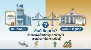 หุ้นกู้ คืออะไร? ต่างจากพันธบัตรรัฐบาลอย่างไร ความเสี่ยงที่นักลงทุนต้องรู้