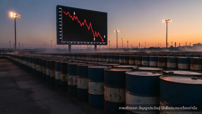 ราคาน้ำมันดิบปี 2025 ร่วงหนักสุดรอบ 5 ปี หลังอุปทานล้นตลาดต่อเนื่อง