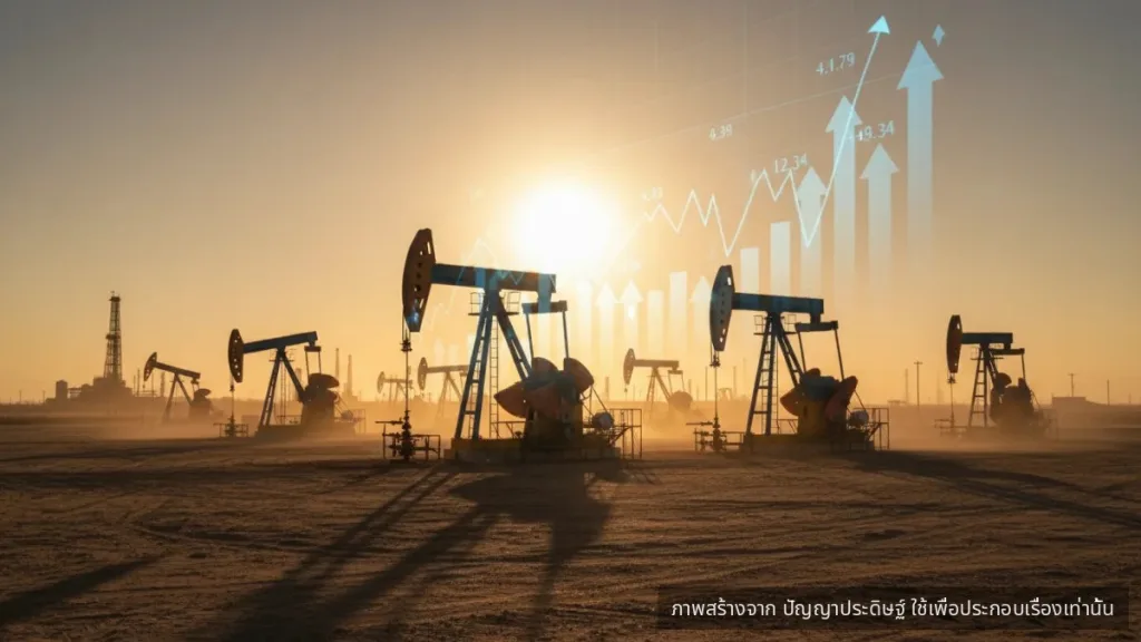 ราคาน้ำมันดิบ WTI พุ่งต่อเนื่อง จับตาความเสี่ยงภูมิรัฐศาสตร์หนุนราคา