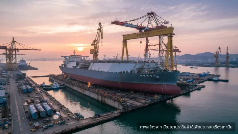 อุตสาหกรรมต่อเรือเกาหลีใต้ รับเงินอัดฉีด 4 แสนล้านวอน เสริมแกร่งส่งออก