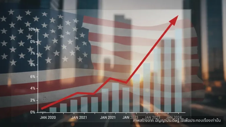เงินเฟ้อสหรัฐเสี่ยงพุ่งทะลุ 4% บทวิเคราะห์ใหม่ชี้ สวนทางคาดการณ์ตลาดกระทบ Bitcoin