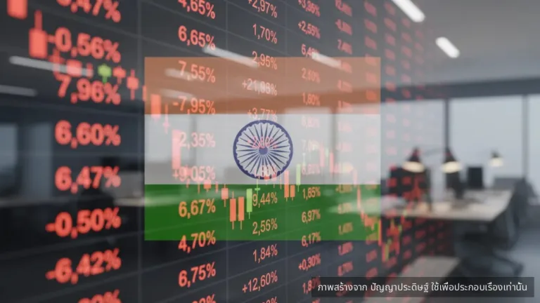 ตลาดหุ้นอินเดียระส่ำ! เงินหาย 3.78 ล้านล้านบาทใน 2 วัน เซ่นพิษภูมิรัฐศาสตร์