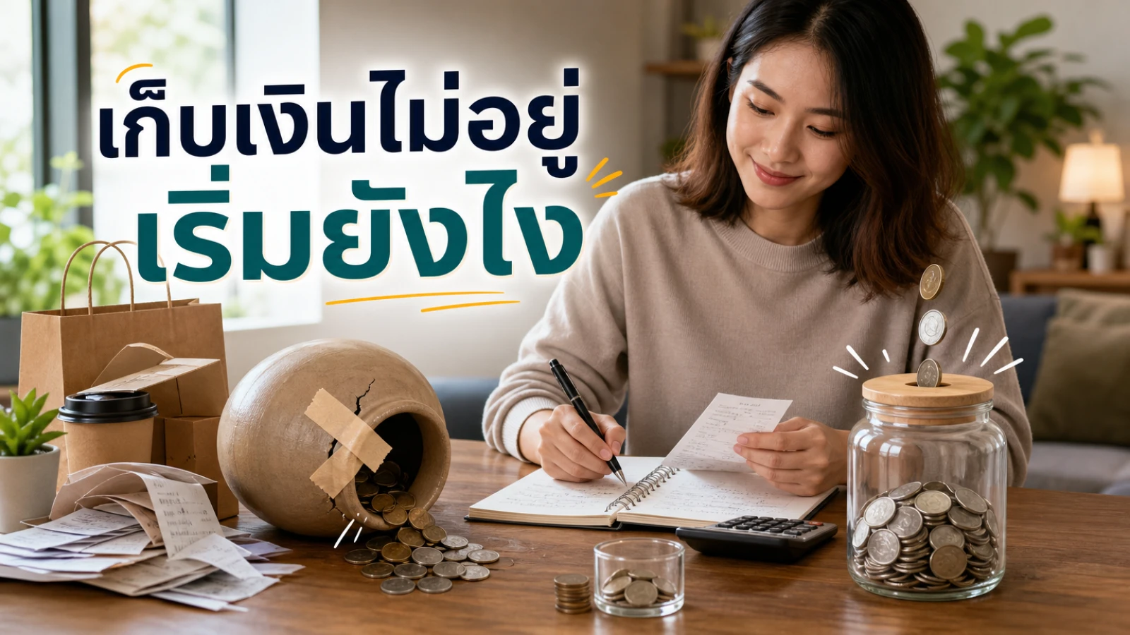 เก็บเงินไม่อยู่เริ่มยังไง 7 วิธีสร้างเงินเก็บโดยไม่ต้องเปลี่ยนชีวิตมากเกินไป — วิธีเก็บเงิน