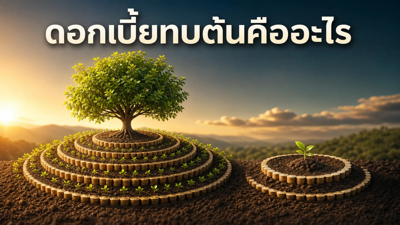 ดอกเบี้ยทบต้นคืออะไร ทำไมเริ่มออมเร็วกว่าไม่กี่ปีถึงสร้างความต่างได้มาก