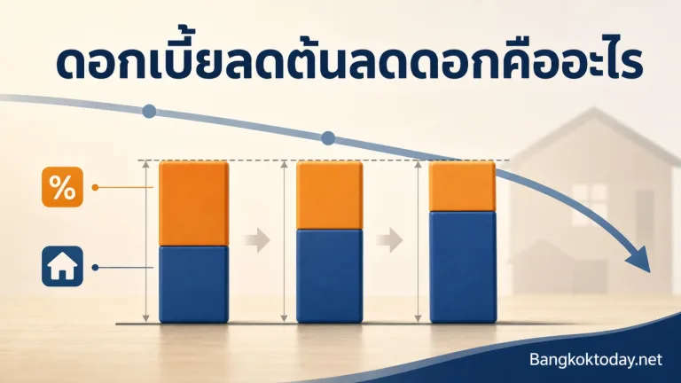 ดอกเบี้ยลดต้นลดดอกคืออะไร ทำไมจ่ายเท่ากันทุกเดือนแต่เงินต้นลดไม่เท่ากัน