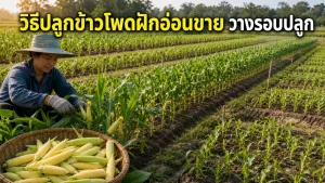 วิธีปลูกข้าวโพดฝักอ่อนขาย วางรอบปลูกอย่างไรให้มีผลผลิตส่งตลาดต่อเนื่อง