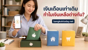 ภาพประกอบเชิงบรรณาธิการเกี่ยวกับ วิธีเก็บเงินของคนเงินเดือนธรรมดา ทำไมบางคนเริ่มมีเงินก้อนโดยไม่ต้องรอรายได้เพิ่ม