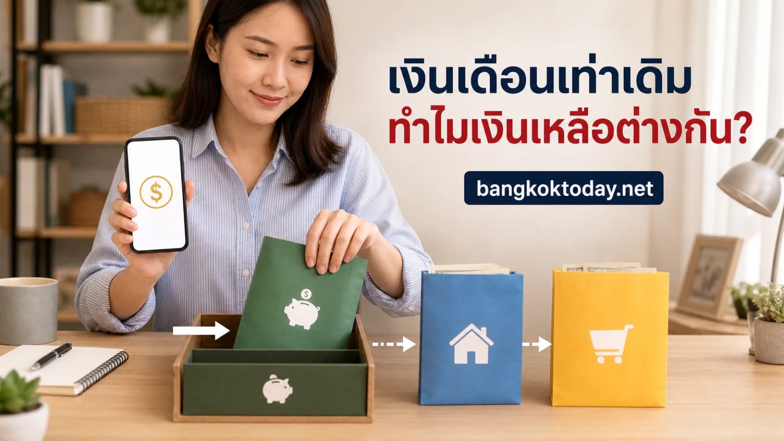 ภาพประกอบเชิงบรรณาธิการเกี่ยวกับ วิธีเก็บเงินของคนเงินเดือนธรรมดา ทำไมบางคนเริ่มมีเงินก้อนโดยไม่ต้องรอรายได้เพิ่ม